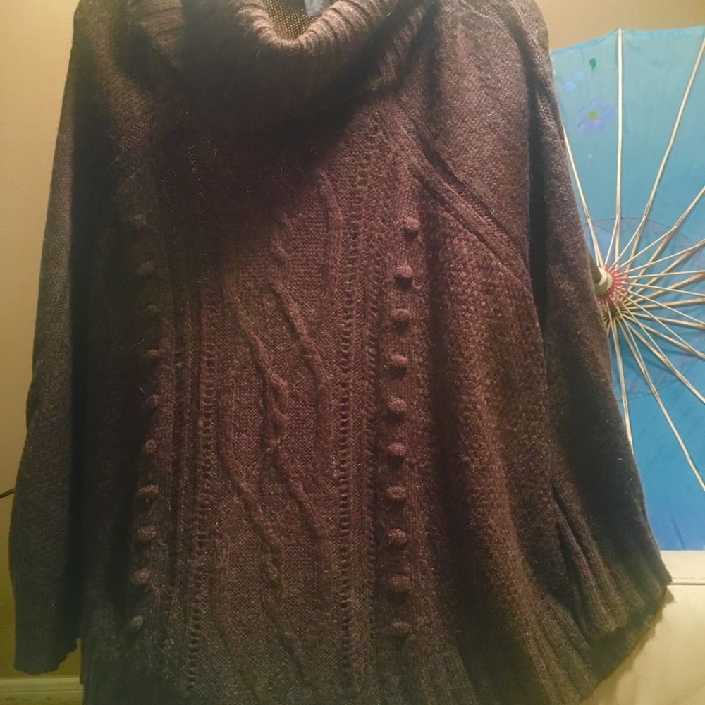 H&M poncho sweater